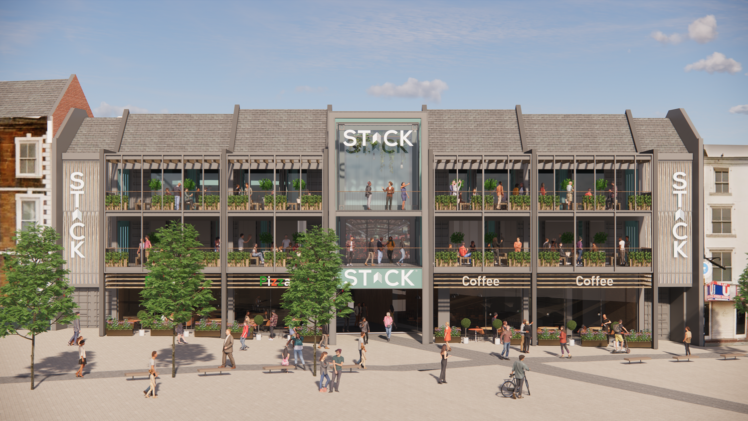 STACK SET FOR FURTHER EXPANSION WITH PLANS FOR NORTHAMPTON