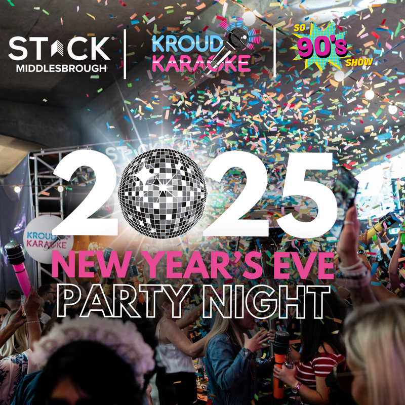 NYE 2025 Party Night STACK Middlesbrough